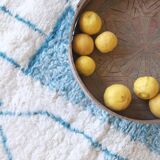 Blue Berber Rug - 280 x 214 cm