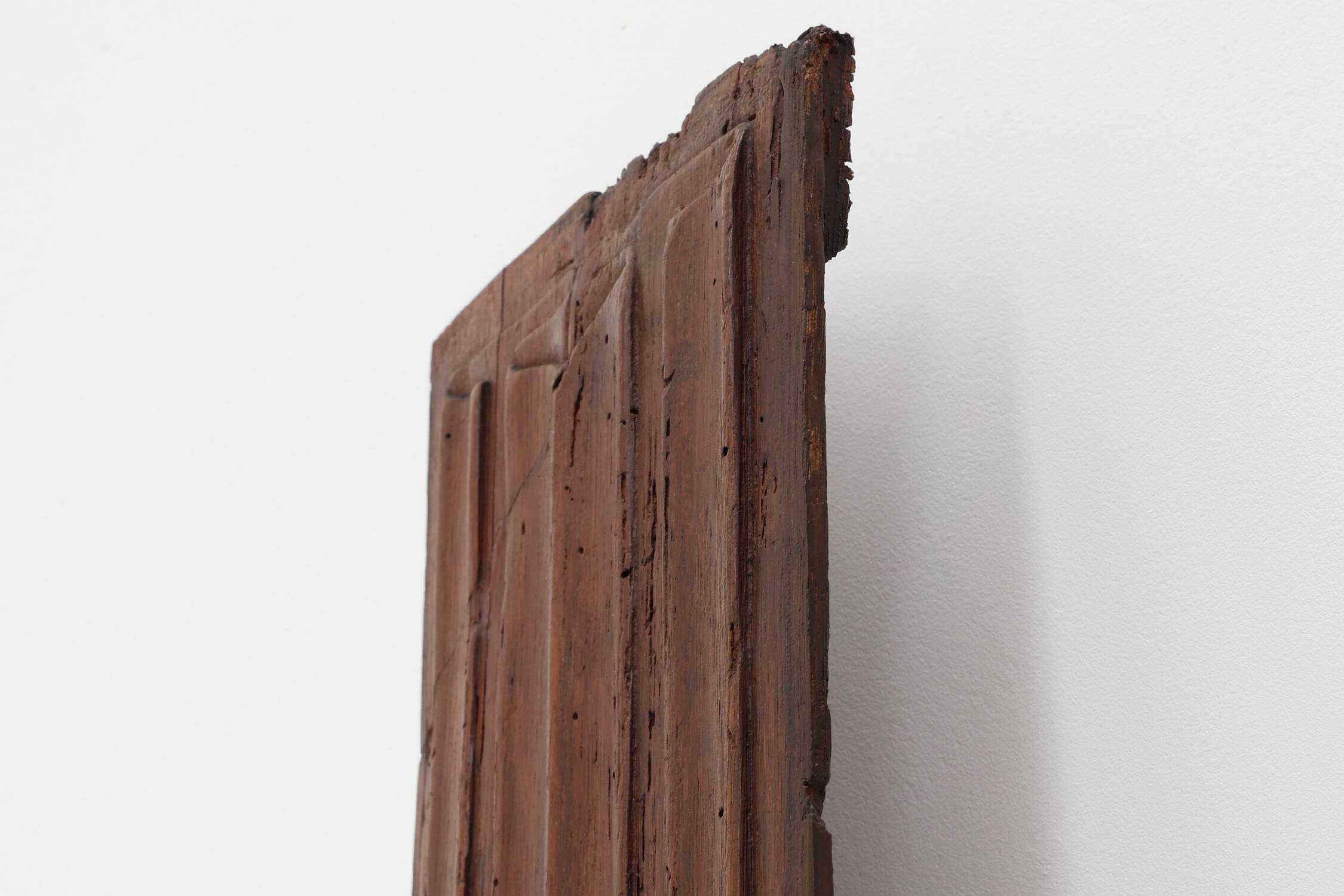 16th Century oak carved Gothic Panel, Belgium