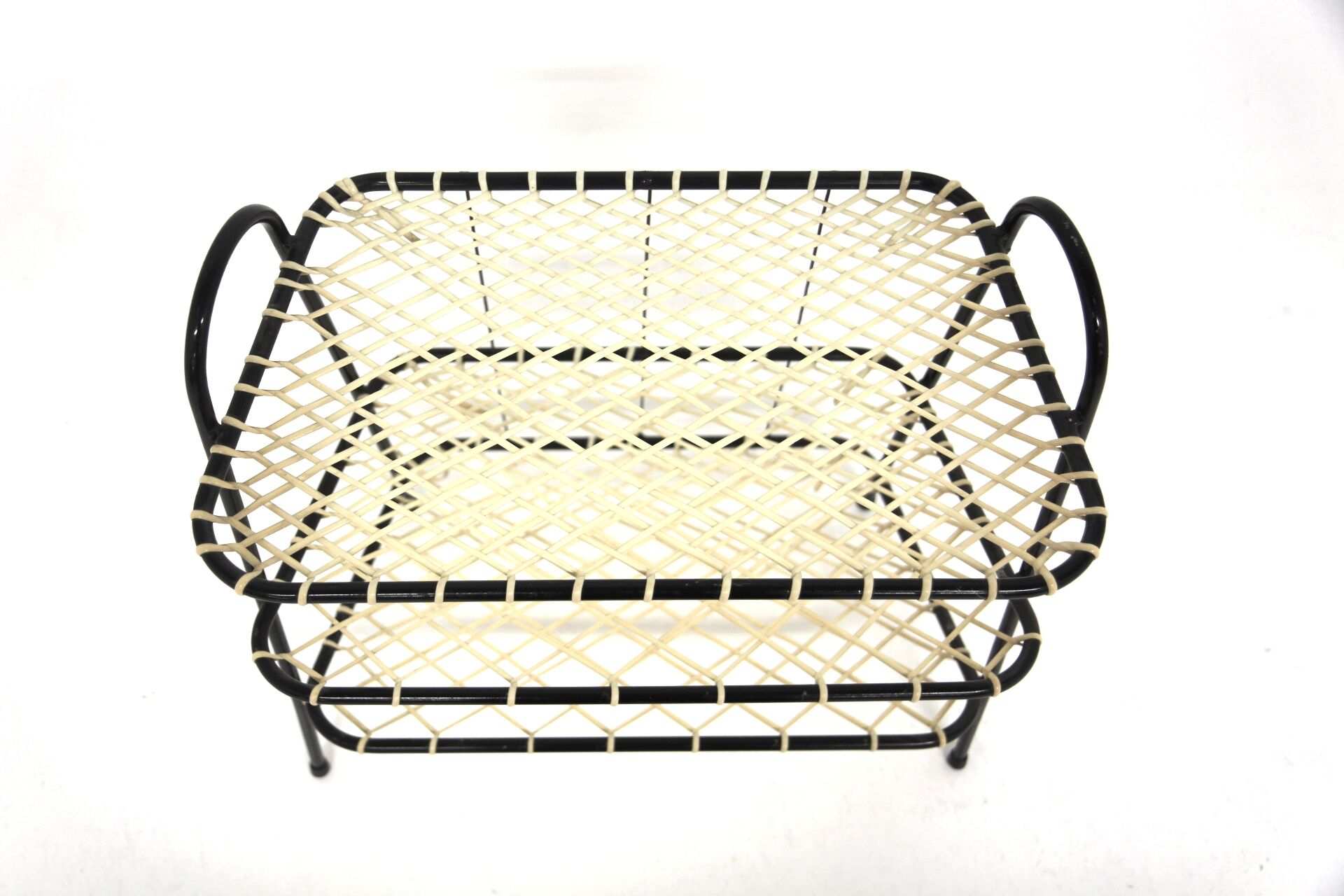 Scandinavian plastic magazine rack, Sweden, 1950