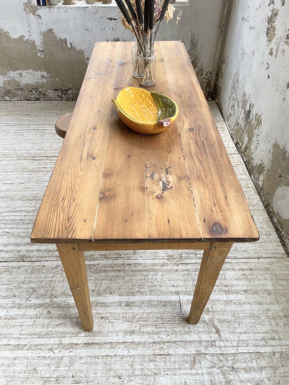 2m pine farm table