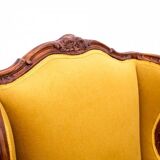 A pair of wing chairs, France, circa 1920. After renovation.