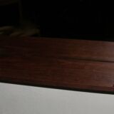 Danish teak wall mirror with shelf, 1960s