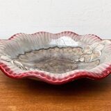 Large East German pottery bowl from the mid-century GDR by Strehla Keramik, 1960s.