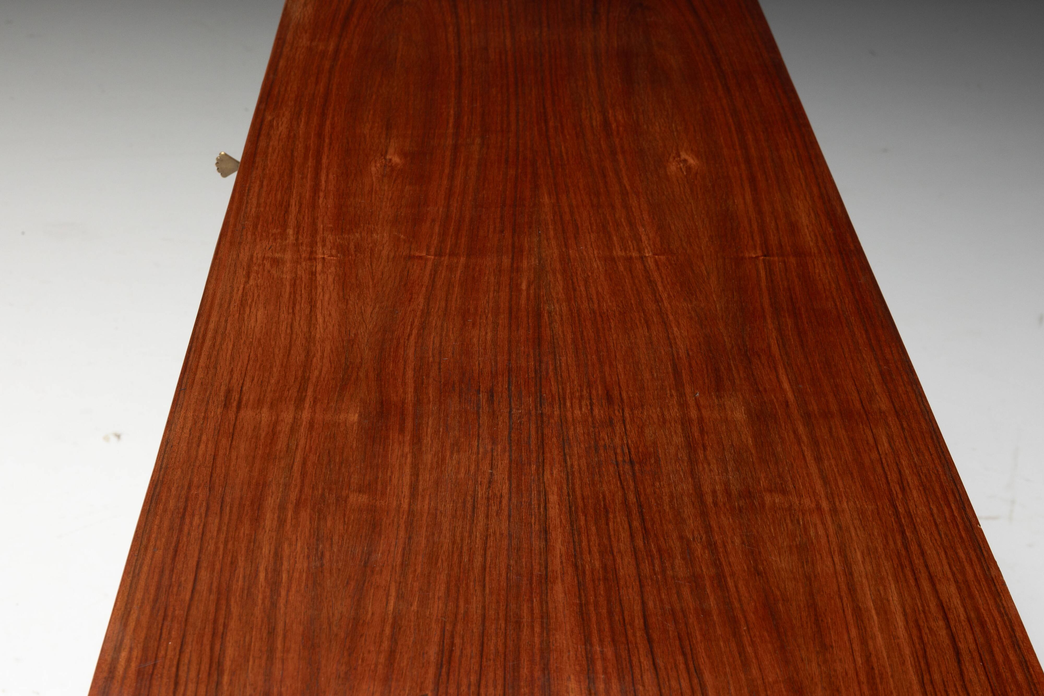 Modernist slatted credenza, Italy, 1960s