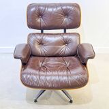 Brown Lounge Chair by Charles & Ray Eames - Herman Miller - Vintage 1970