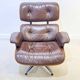 Brown Lounge Chair by Charles & Ray Eames - Herman Miller - Vintage 1970