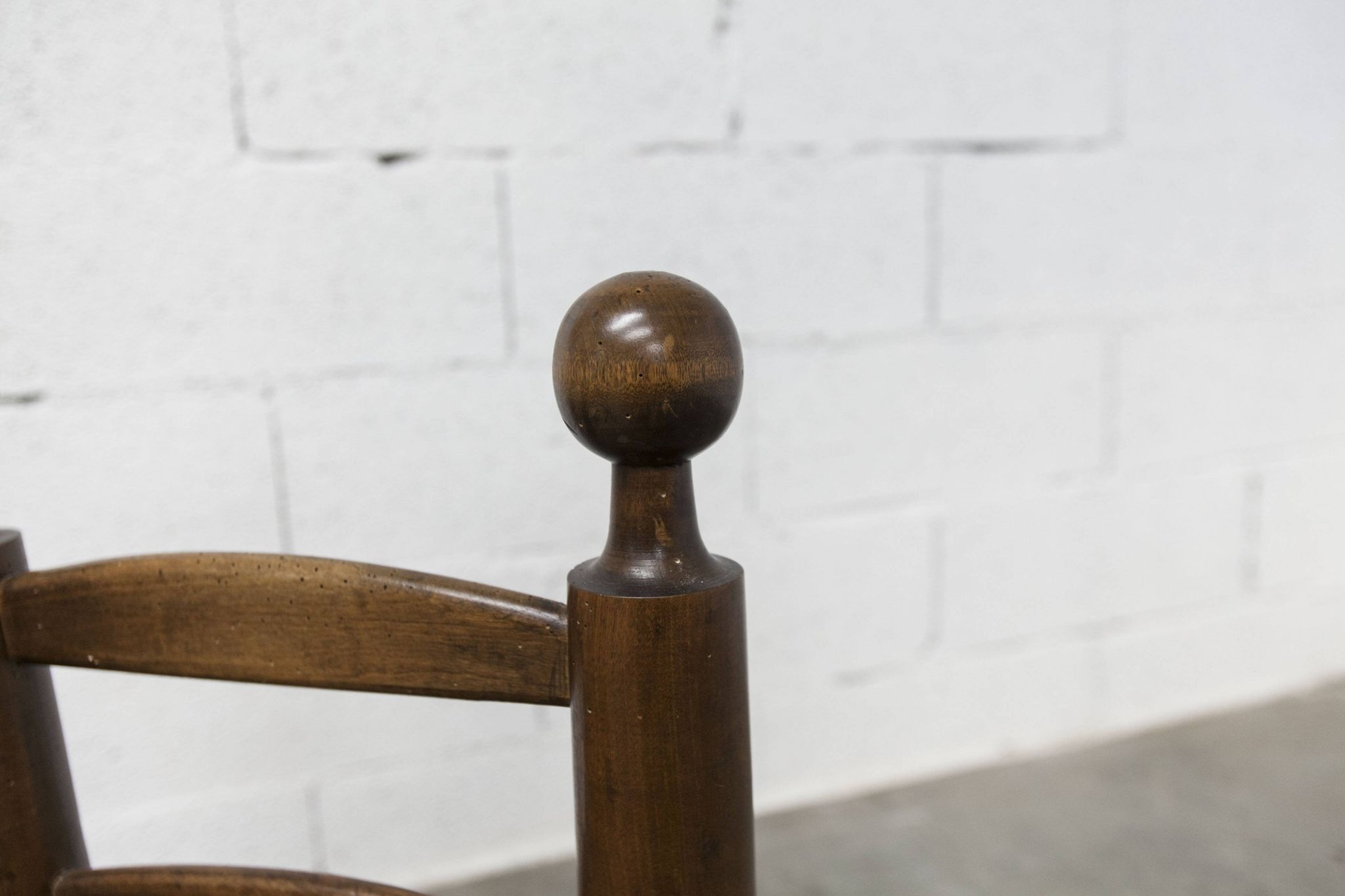 Chaise enfant 1960 chêne et osier