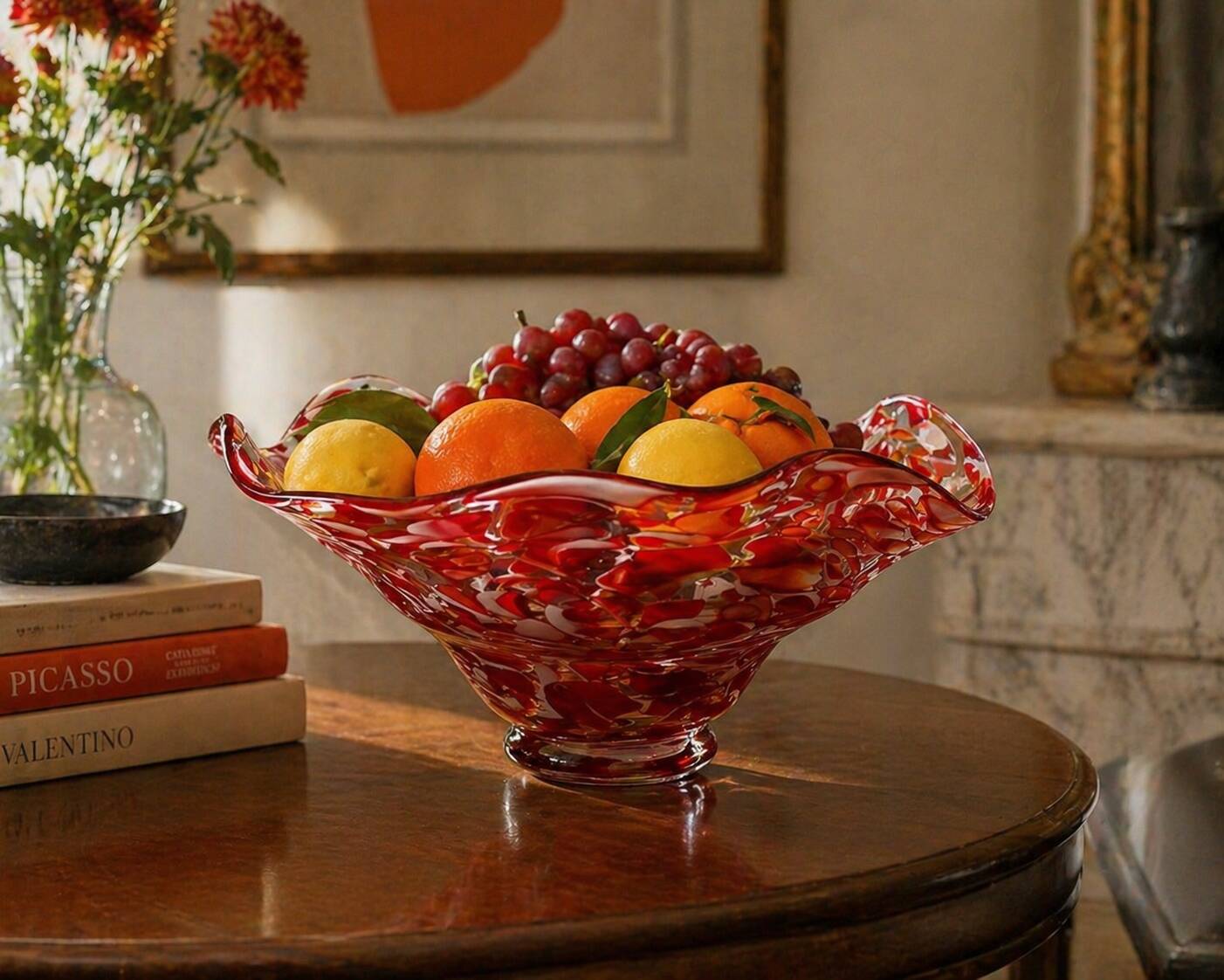 Blown glass bowl from Murano 1970