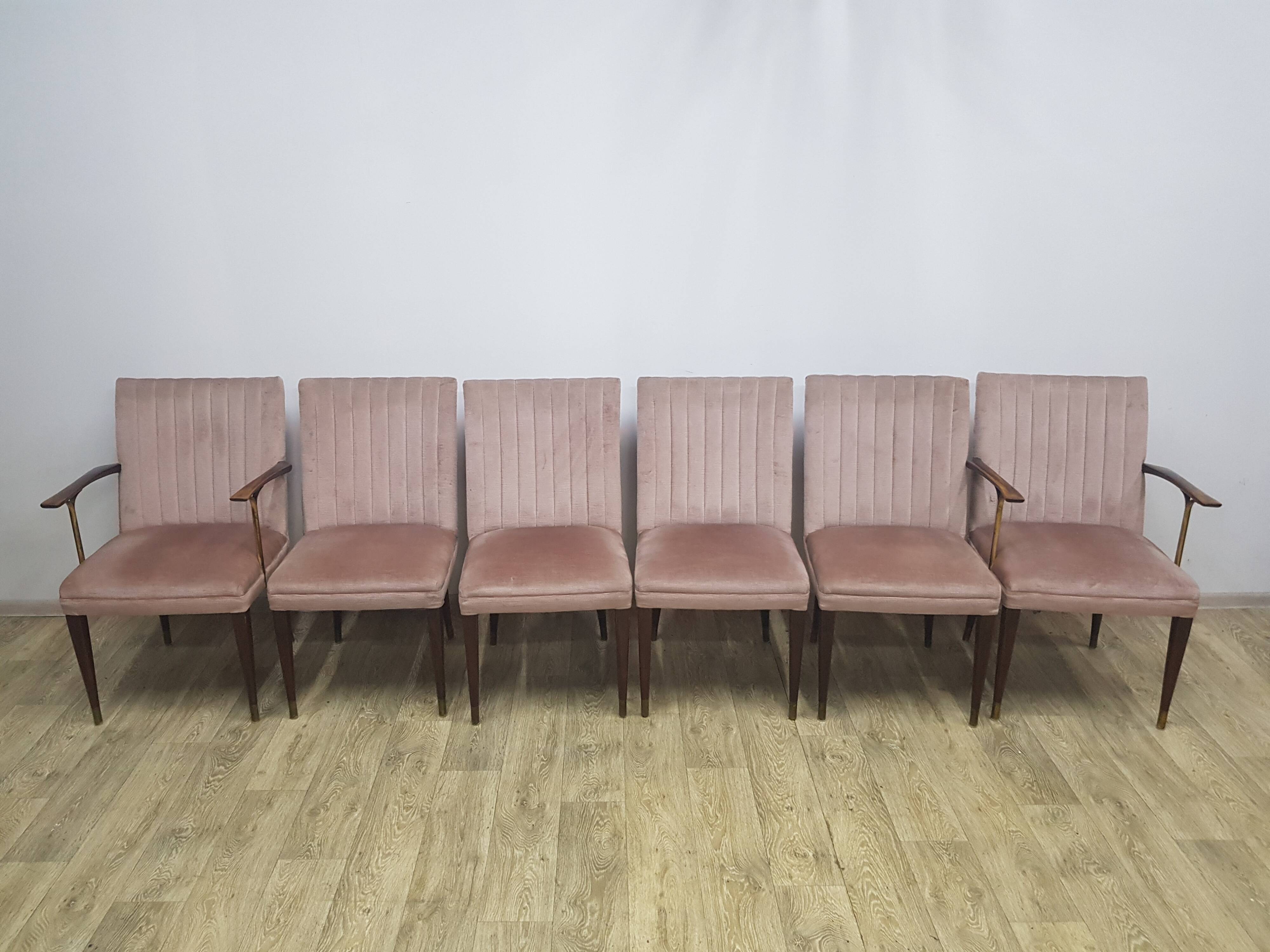 Mid-Century, Table and chair set, 1960s/70s.