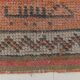 3x11 Terracotta Vintage Runner Rug For Kitchen, 88x344 Cm