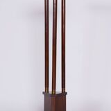 Restored ArtDeco Oak Pedestal, Revived Polish, Czechia, 1920s