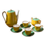 Upcycled coffee service candles