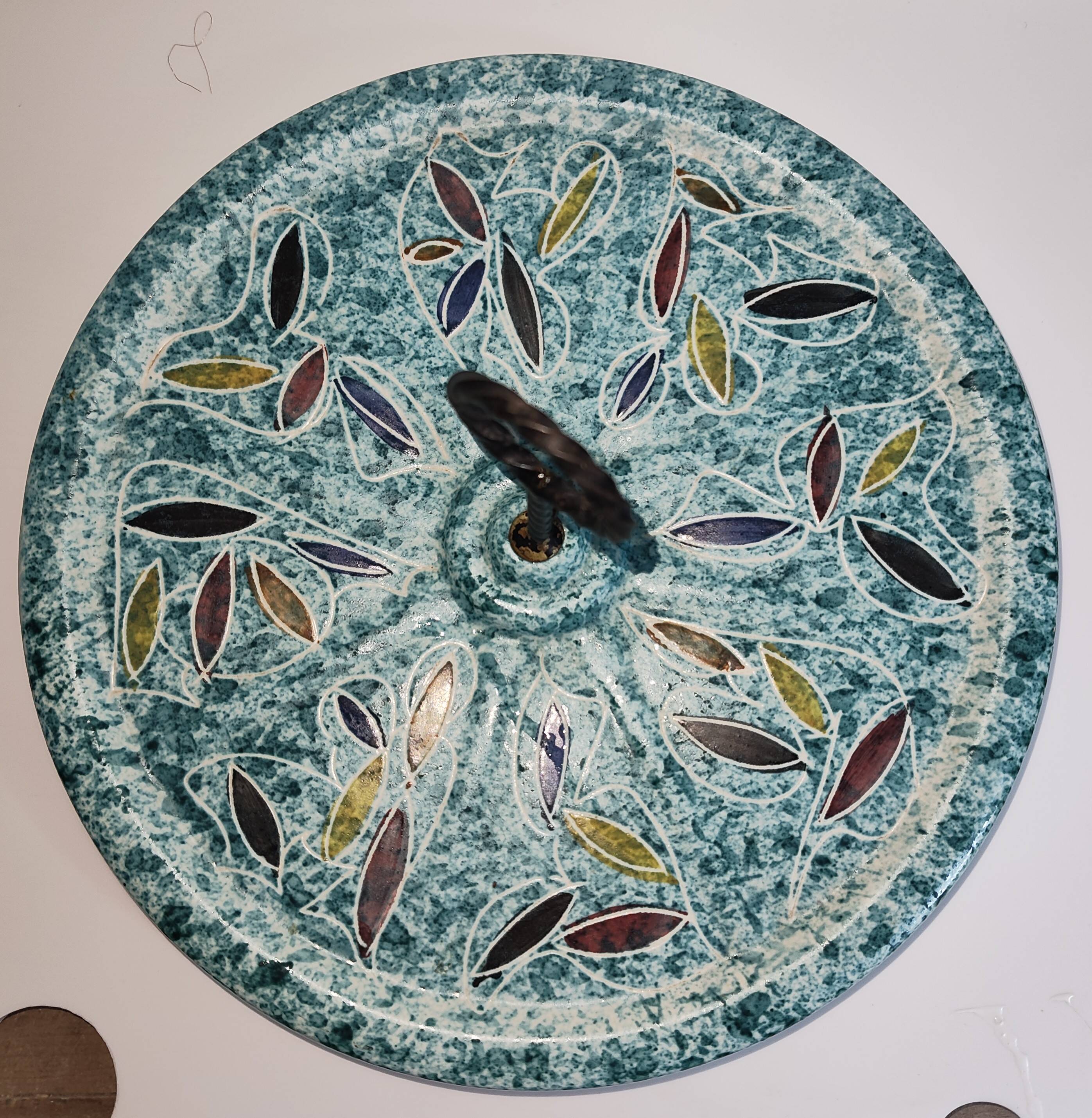 Vintage presentation plate in ceramic – Borty Vallauris – 1950s