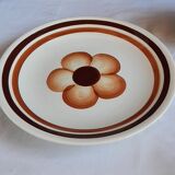 Flat round dish Gien de France