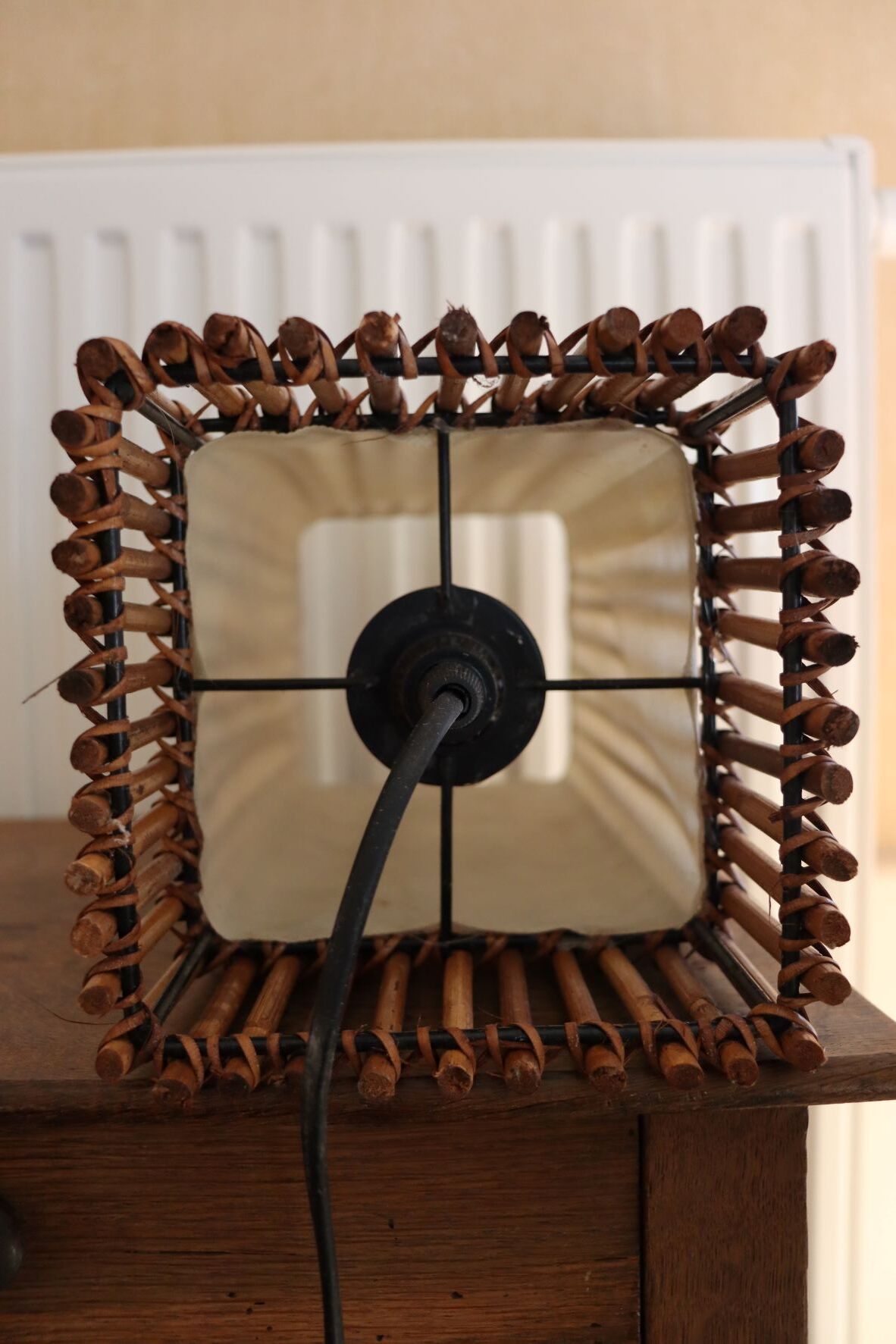 Rattan lamp