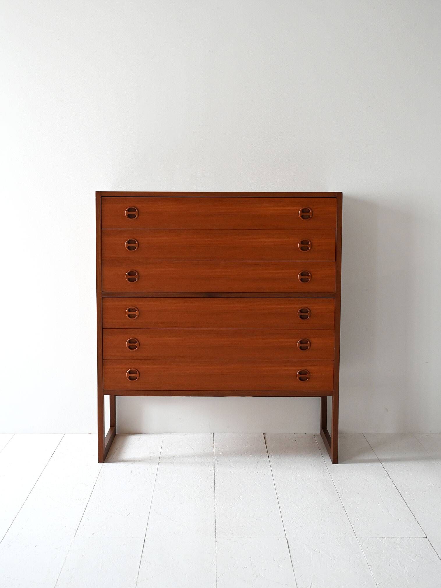 Danish teak chest of drawers from the 1960s by Arne Wahl Iversen