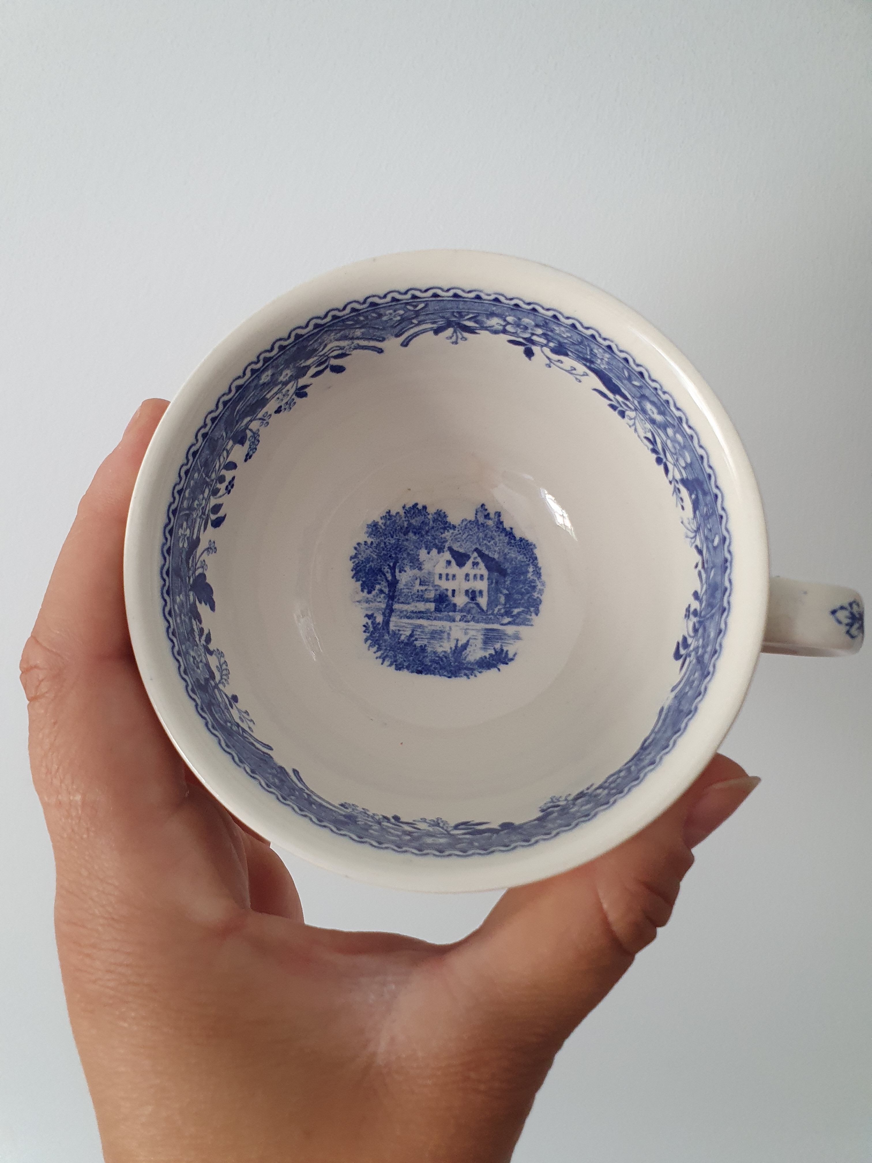 2 tasses à café Villeroy et Boch, modèle Burgenland, 1950