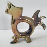 Pair of vintage zoomorphic vases