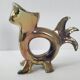 Paire de vases zoomorphes vintage