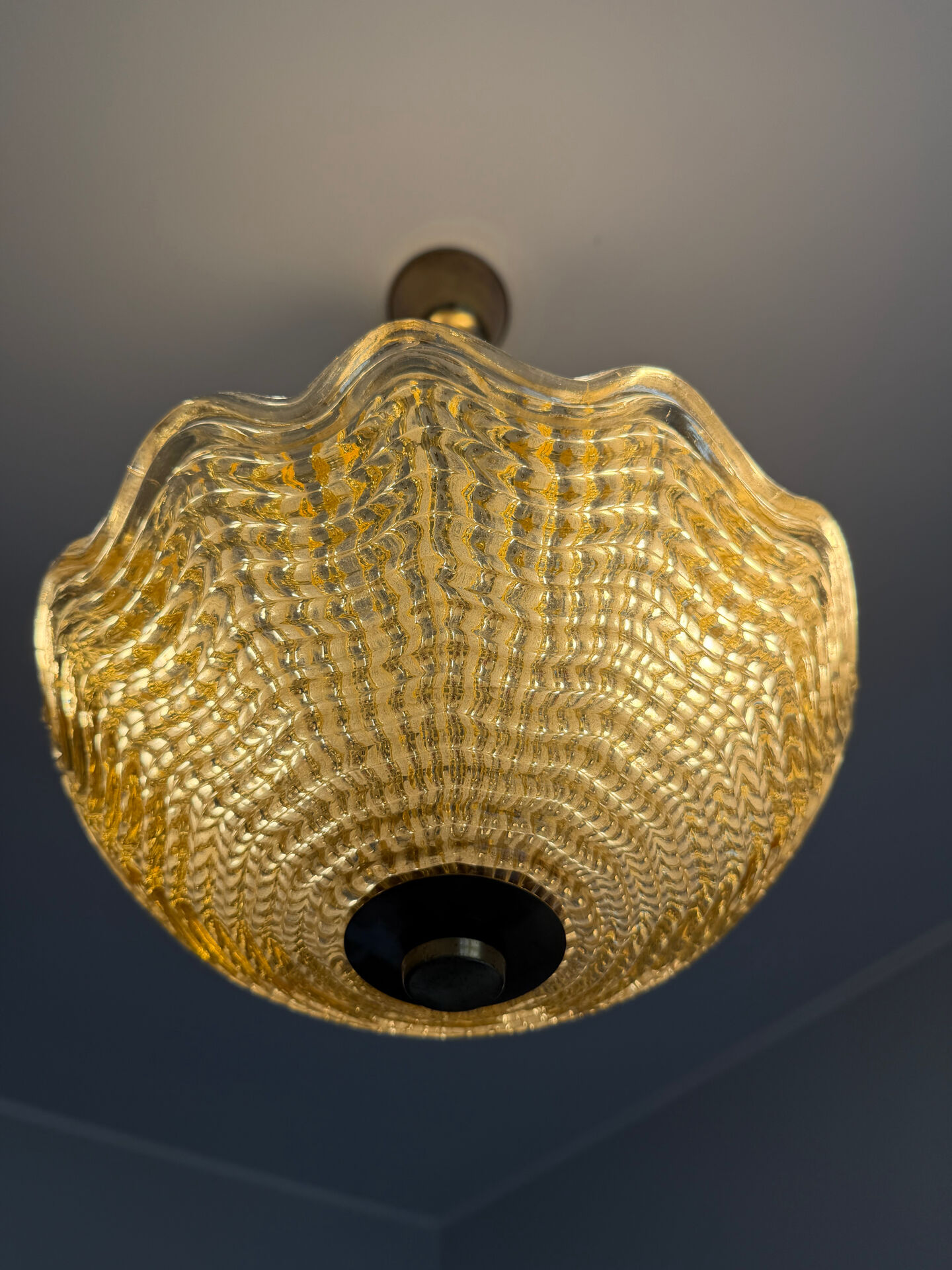 Swedish Carl Fagerlund designed 1950’s Ceiling Lamp