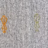 Neutral Vintage Turkish Vintage Kilim Rug skuc256