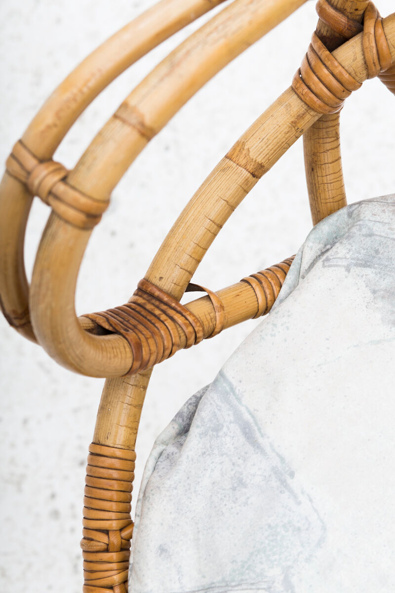 Rattan side chair, Dutch design, 1950’s