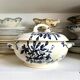 Lunéville blue ironstone tureen, "Azaléa" service