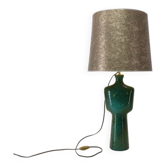 Lampe en céramique émaillée verte Jozef Franko 1960