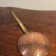 Copper and brass skimmer ladle from the 50s