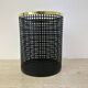 Mid century design perforated metal basket / bin , 1970s