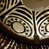 Golden bronze lamp and brass