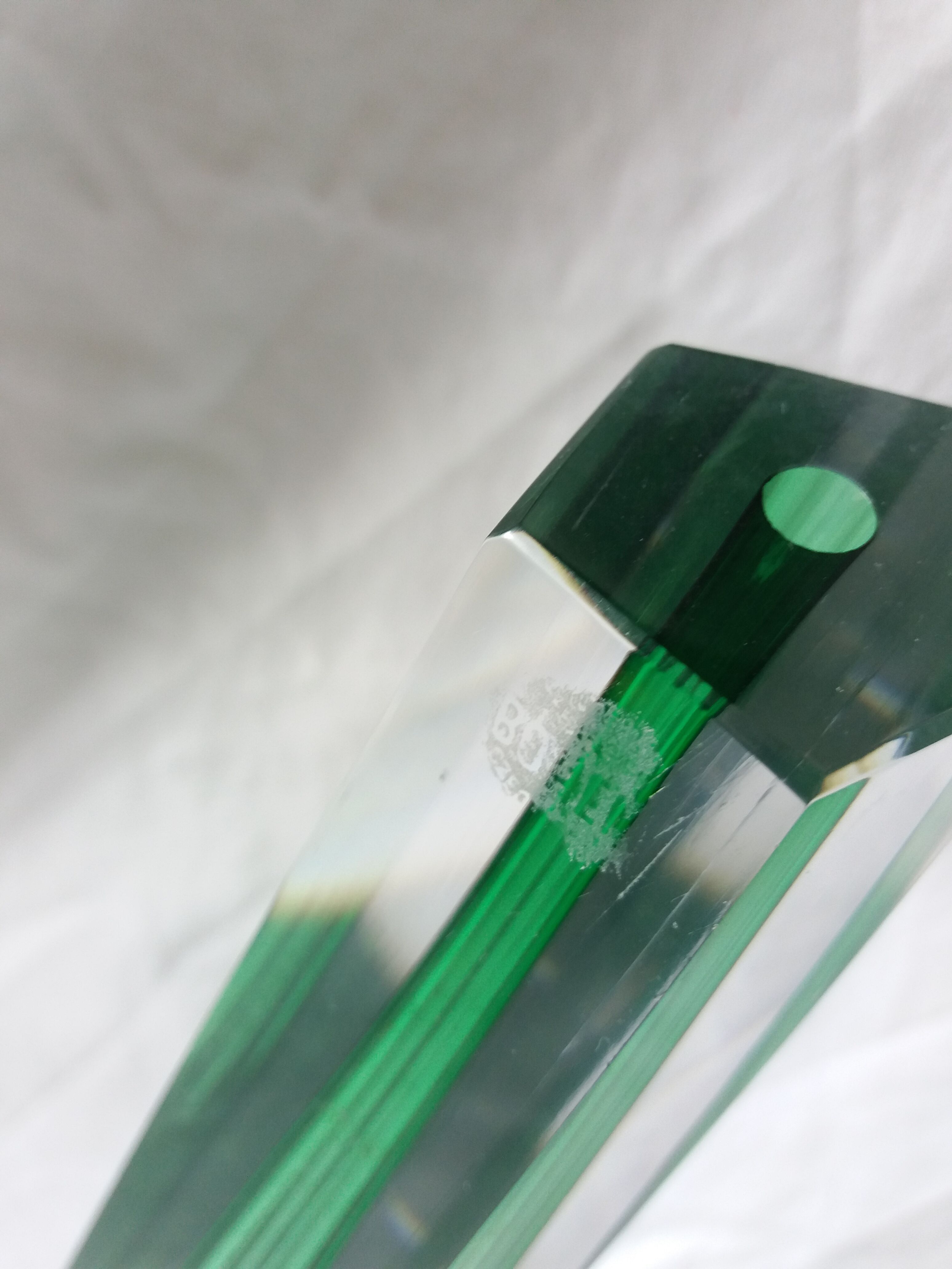 Bohemian crystal soliflore vase