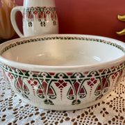 Art Deco toilet set