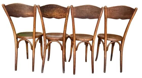 Set of 4 chairs W. Baumann & Cie