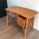 Rattan desk from around 1970.