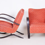 Paire de fauteuils Art Déco H269 par Up Závody, conçus par Halabala 1930