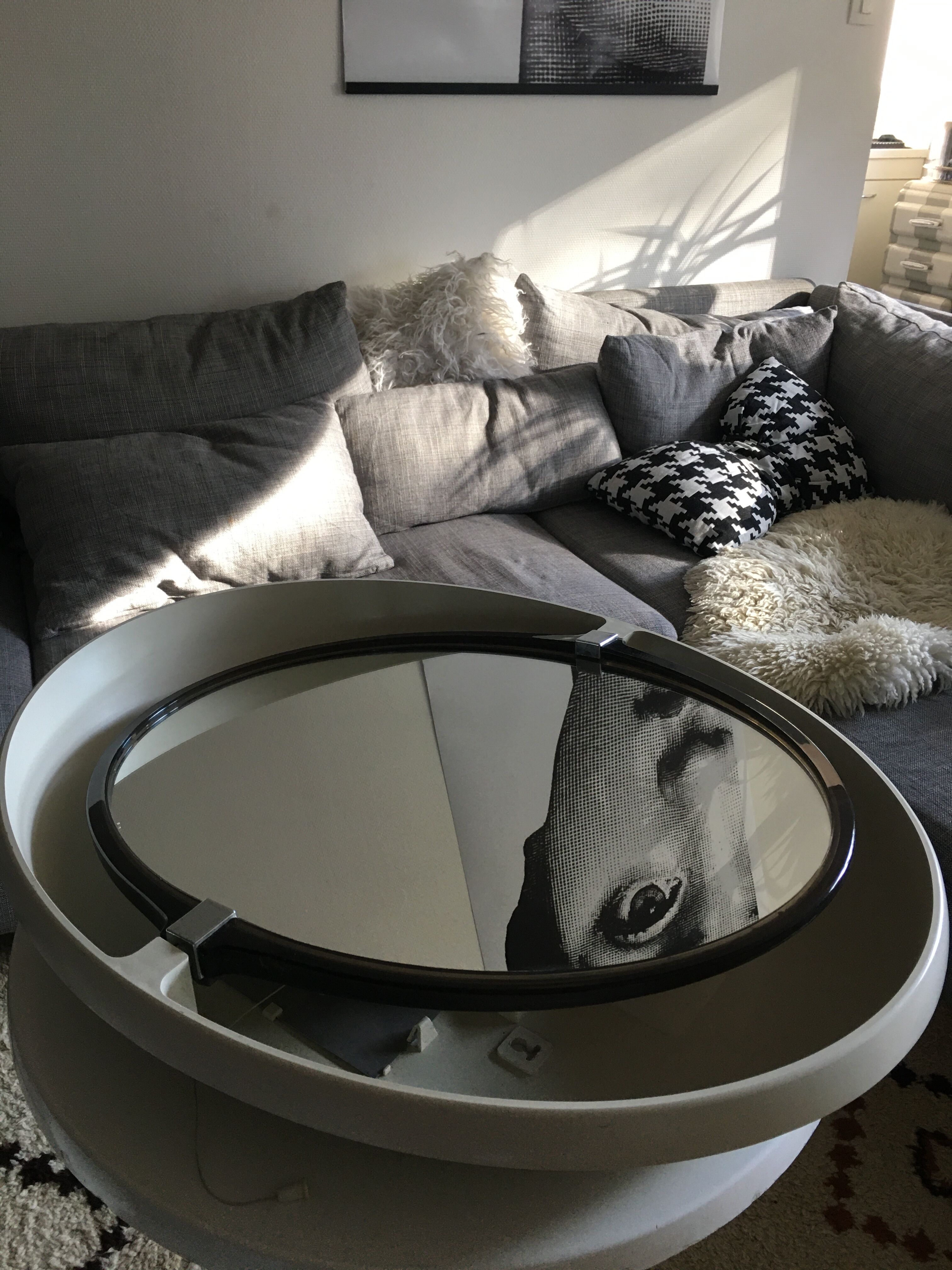 Light mirror Allibert 1970