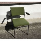 Series of 4 armchairs - modern - vintage - feet metal - 1960