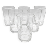 Baccarat - 6 crystal Richelieu goblets