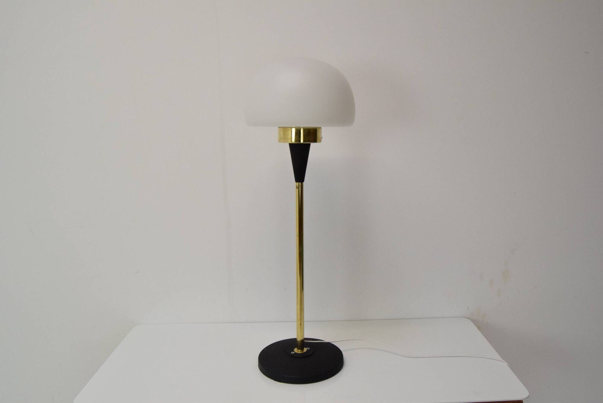 Vintage floor lamp designed by jaroslav bejvl for lidokov,1960's.