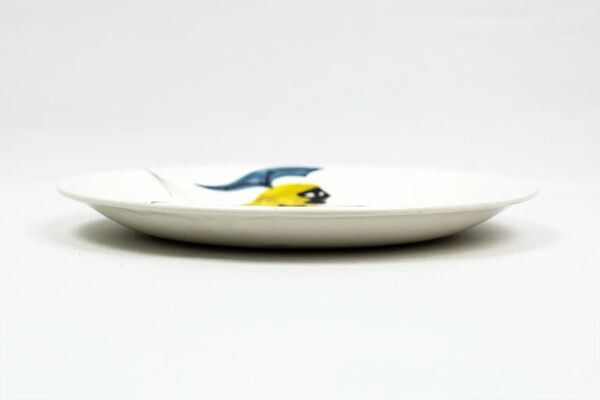 Assiette en faïence Roger Capron, Vallauris, guerrier antique - années 60