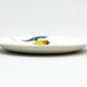 Ceramic plate by Roger Capron, Vallauris, ancient warrior - 1960s