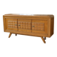 Buffet brutaliste en chêne 1960