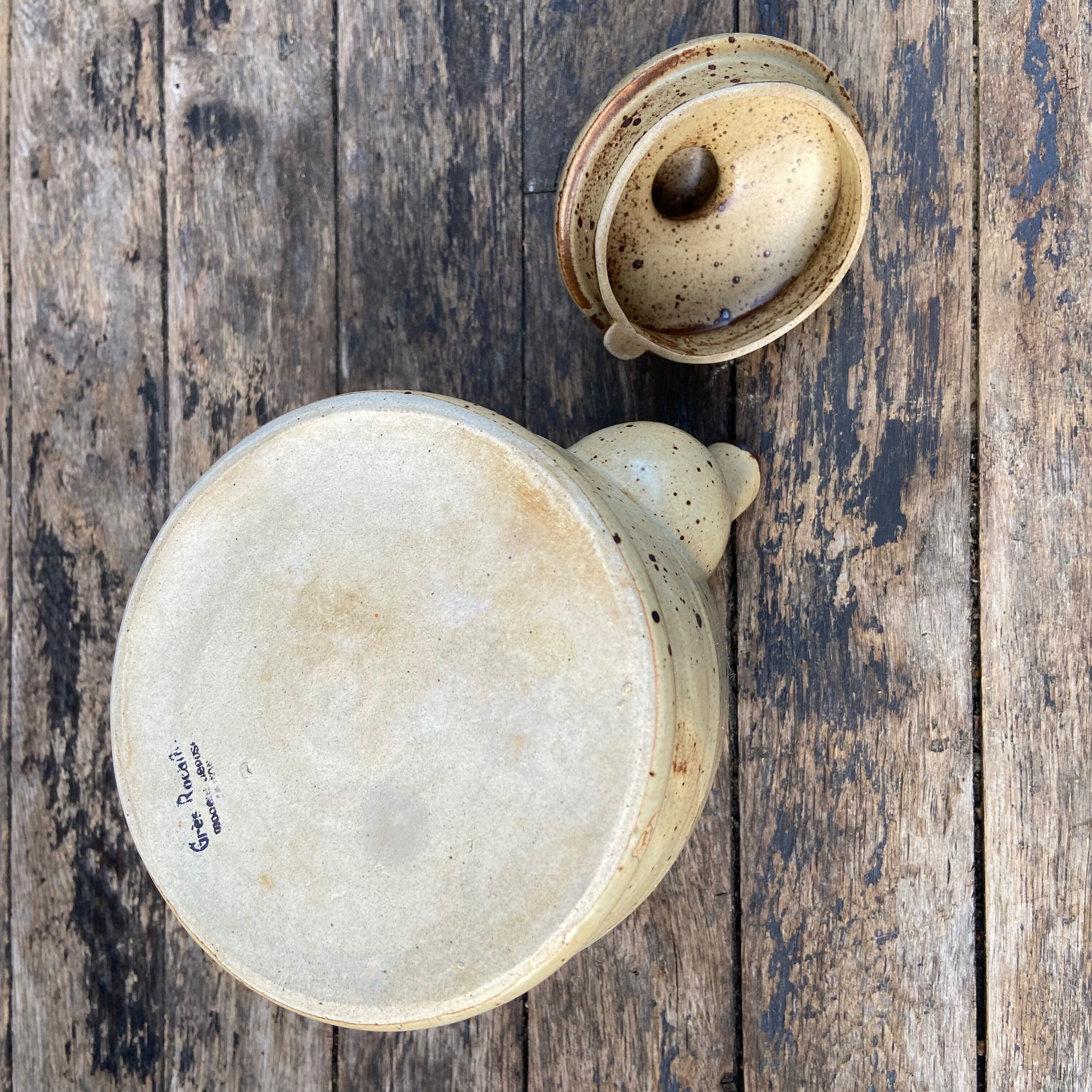 Rock sandstone teapot-Japan 1970