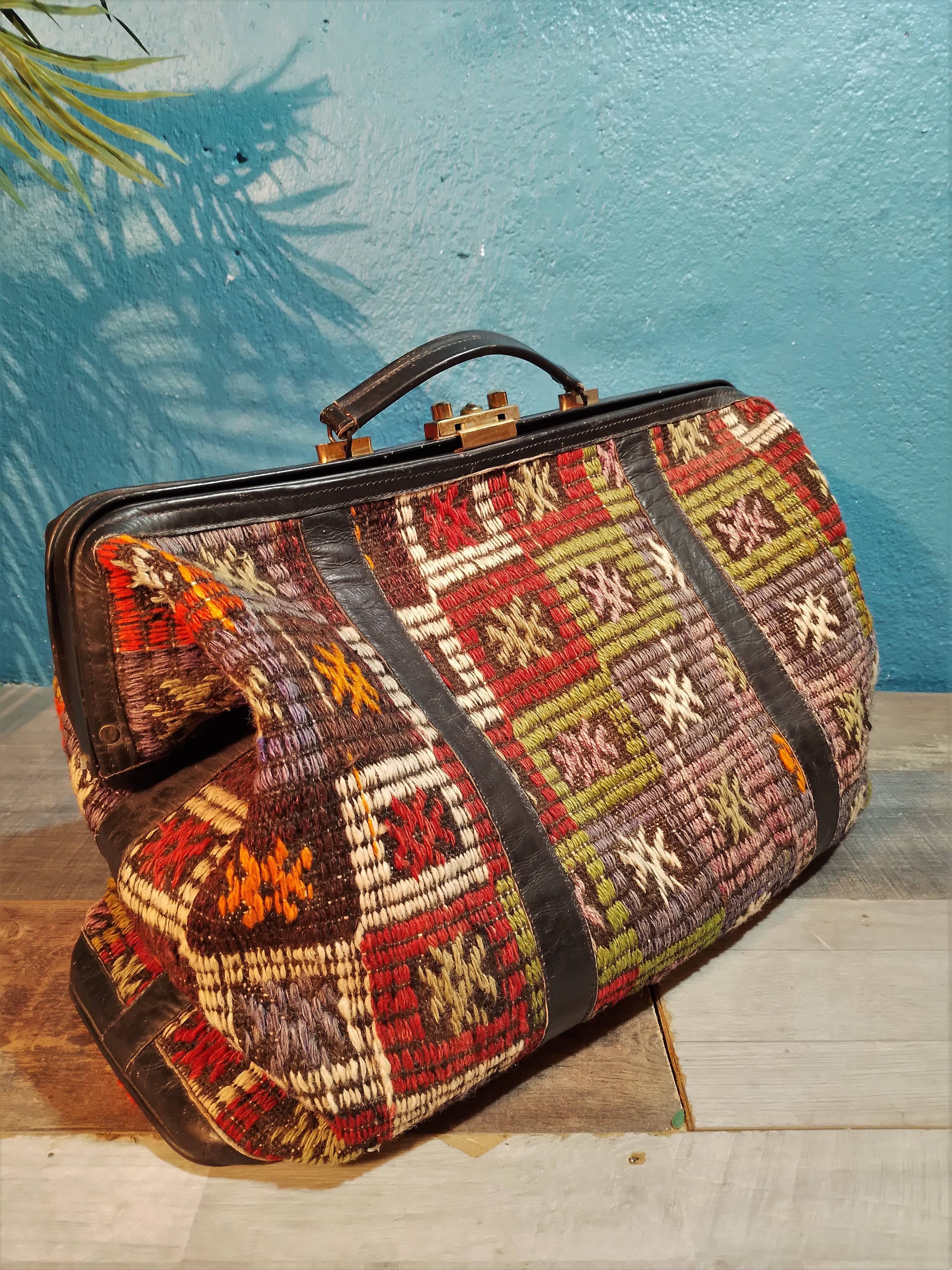 Travel bag "Kilim" 1960s