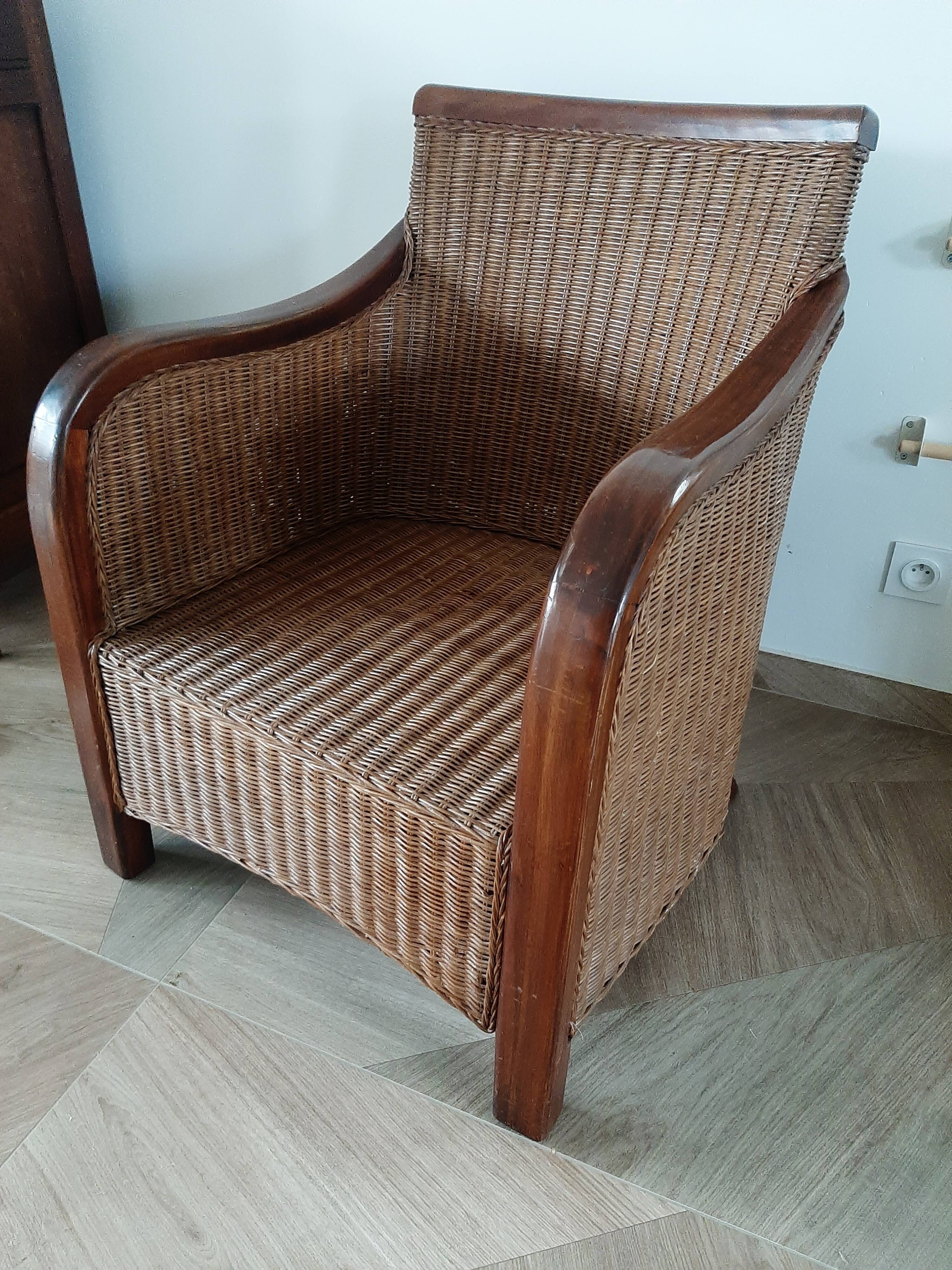 Fauteuil rotin