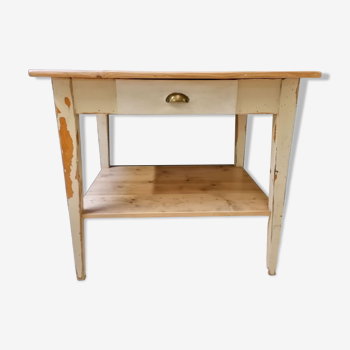 Table bureau vintage en bois
