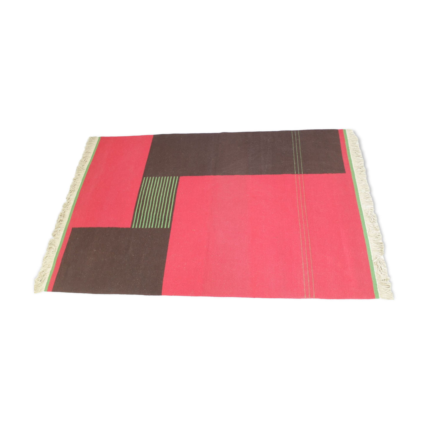 Carpet modernsite geometric Czechoslovak mid-century 200x315cm