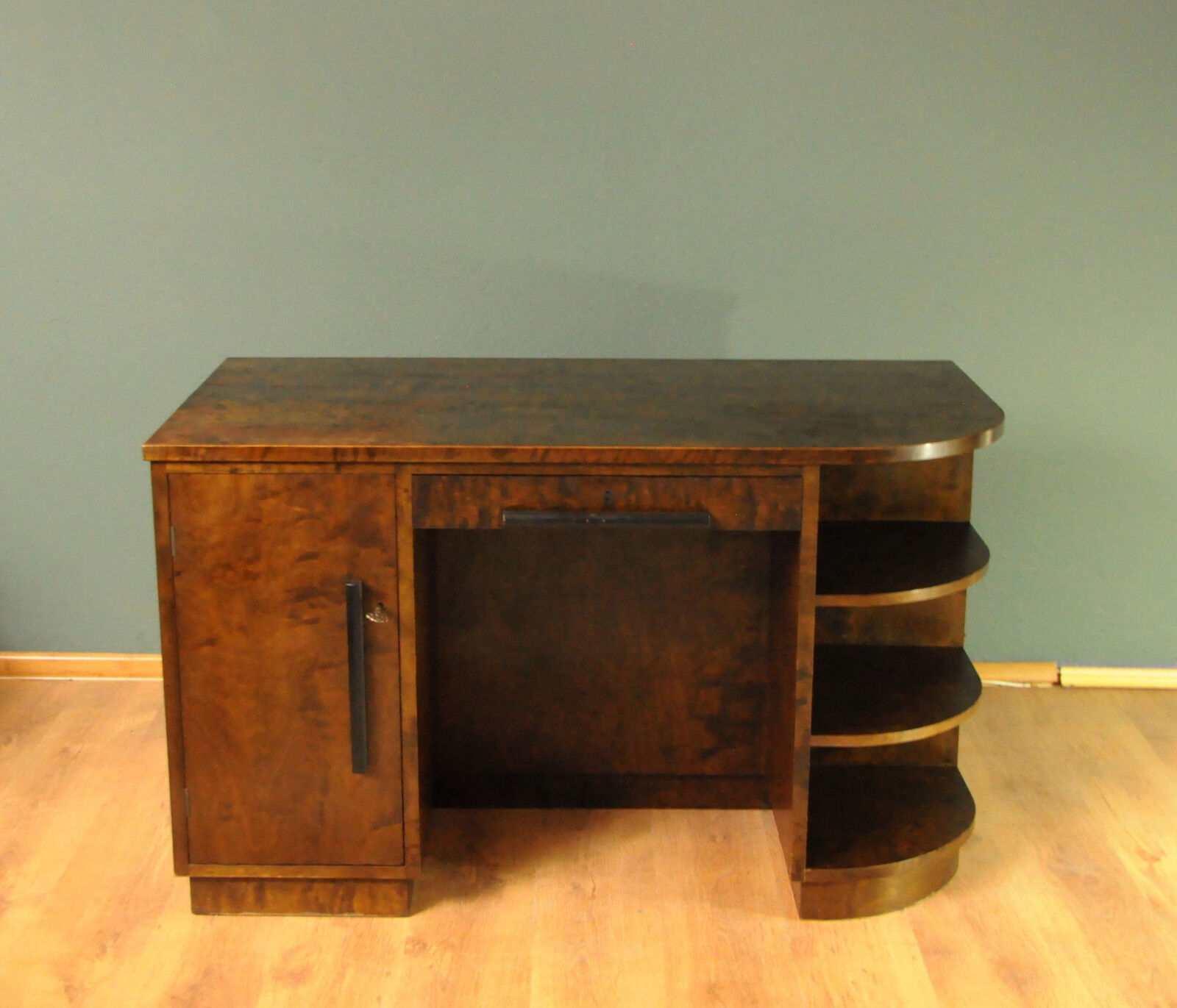 Double sided desk, walnut Denmark 1960