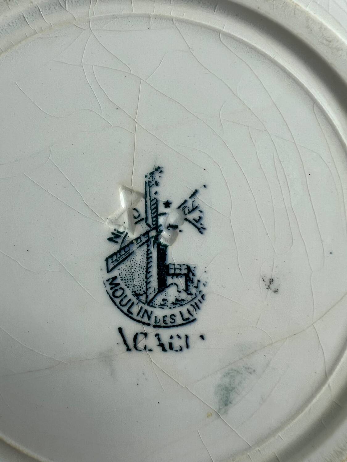 Moulin des Loups soup plate